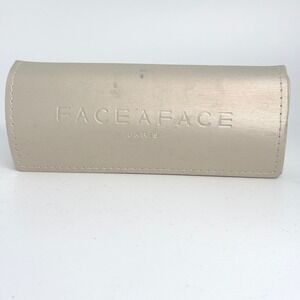Face a Face Paris Champagne Gold Hard Eyeglass Case Magnetic Closure Shell 2